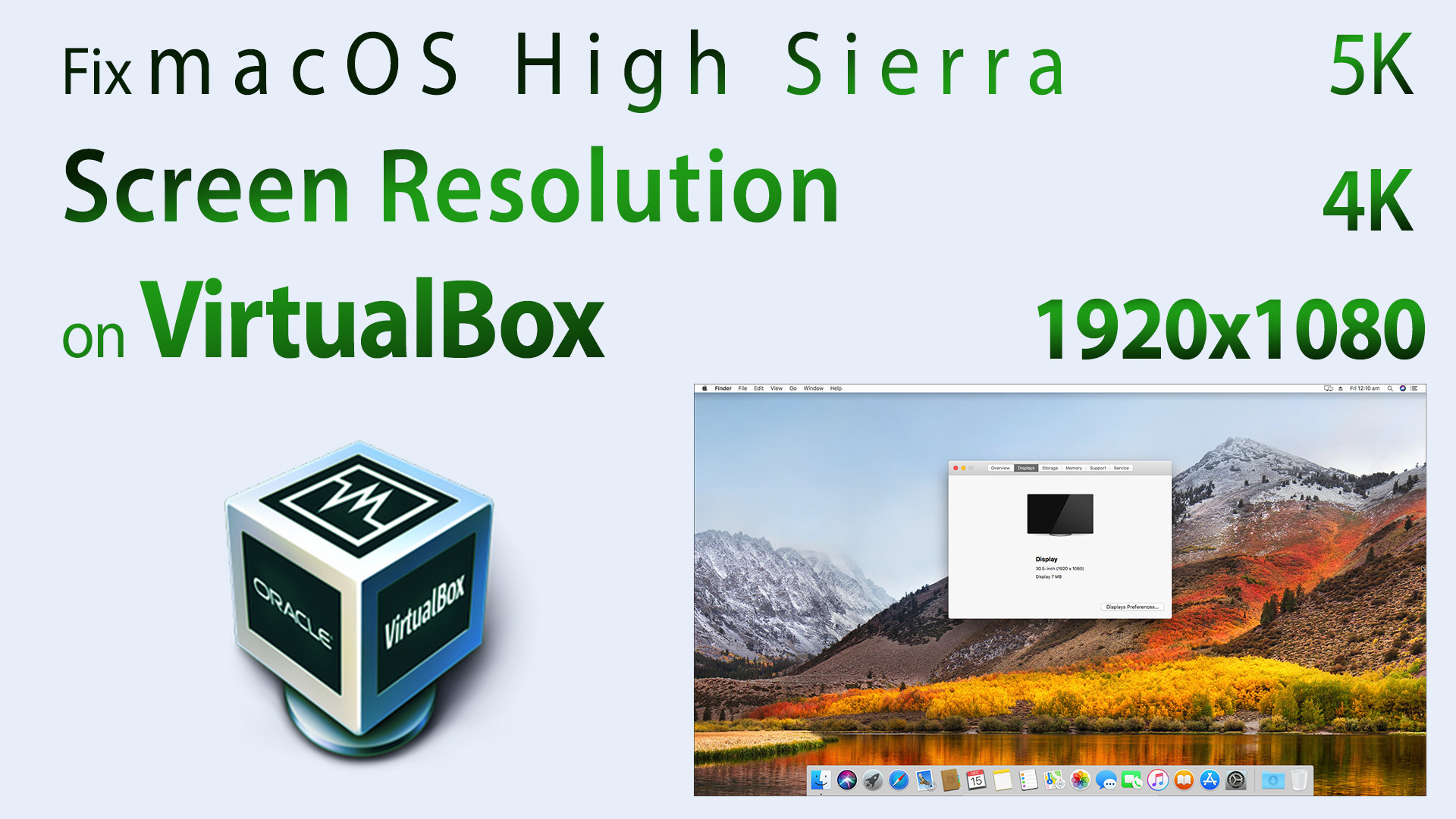 virtual box for mac os high sierra